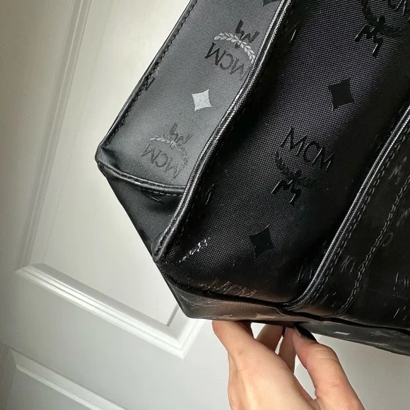 MCM Black Tote Shopper Vintage